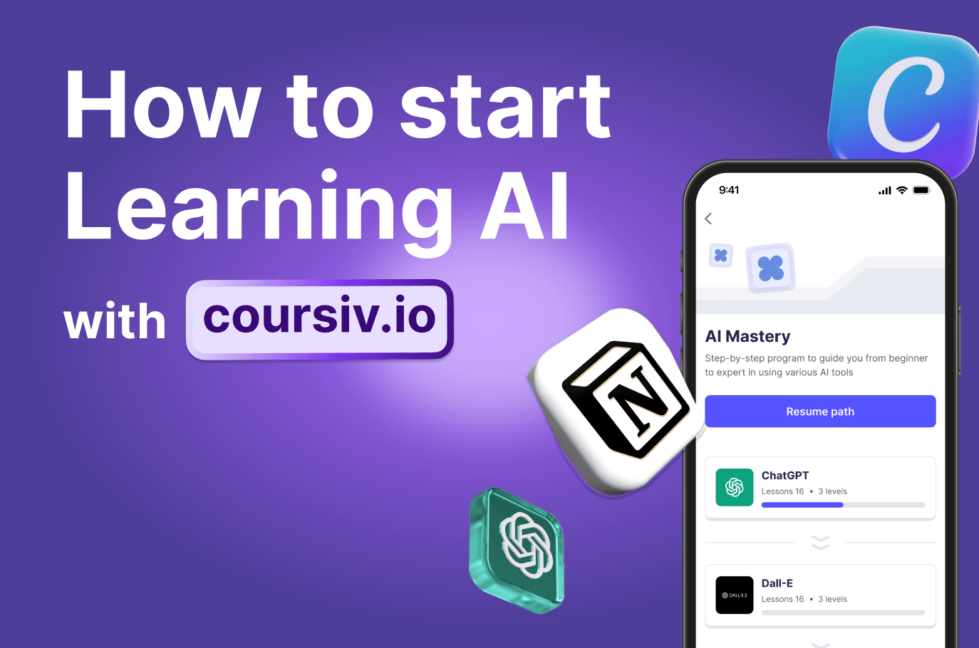 Start learning AI with Coursiv.io