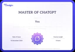 AI certificate preview
