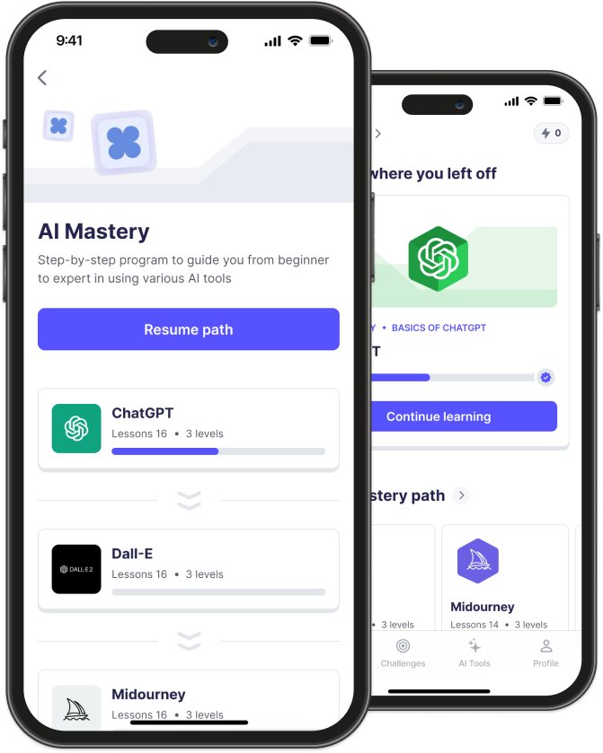 Screenshot of Coursiv app for mobile